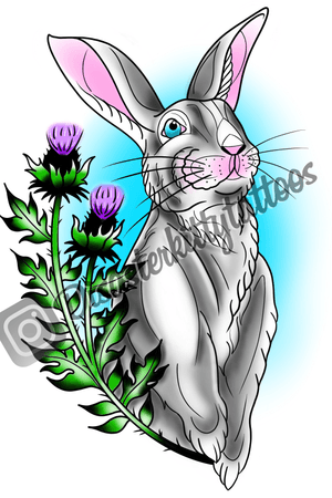 Bunny and Thistle 