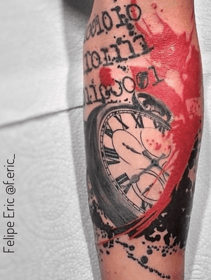 Clock abstract  #lettering #geek #travel #gamerink #animemasterink #nerd #nerdtattoo #geek #geektattoo #gamer #gamertattoo #game #tattoo2me #inspirationtattoo #tatuadoresbrasileiros #watercolor #watercolortattoo #aquarela #tattoo #tatuagem #trashpolka #trashart #abstract #abstracttattoo #equilattera #time #clock #canada