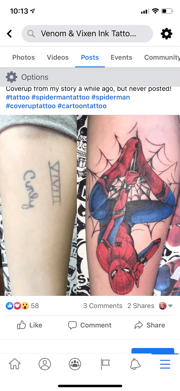Tattoo from Venom & Vixen Ink 