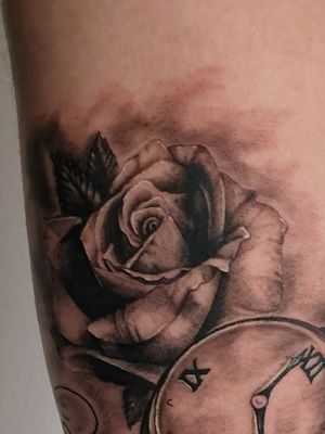 Black and grey rose #1