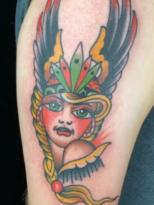 Valkyrie by Carly Corpse @carlycorpse at Marlowe Ink Alexandria.
