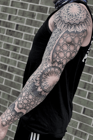 Another angle on Drew’s sleeve