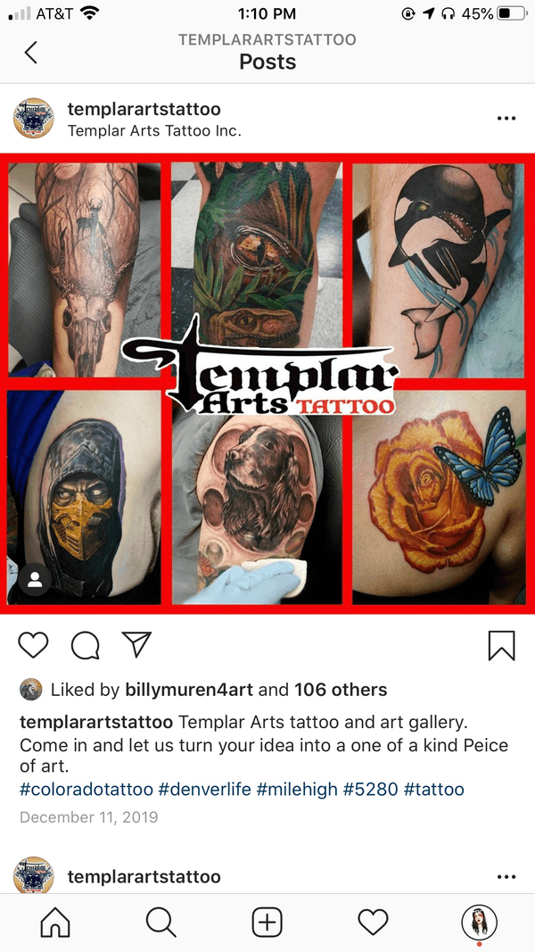 Tattoo from Templar Arts Tattoo