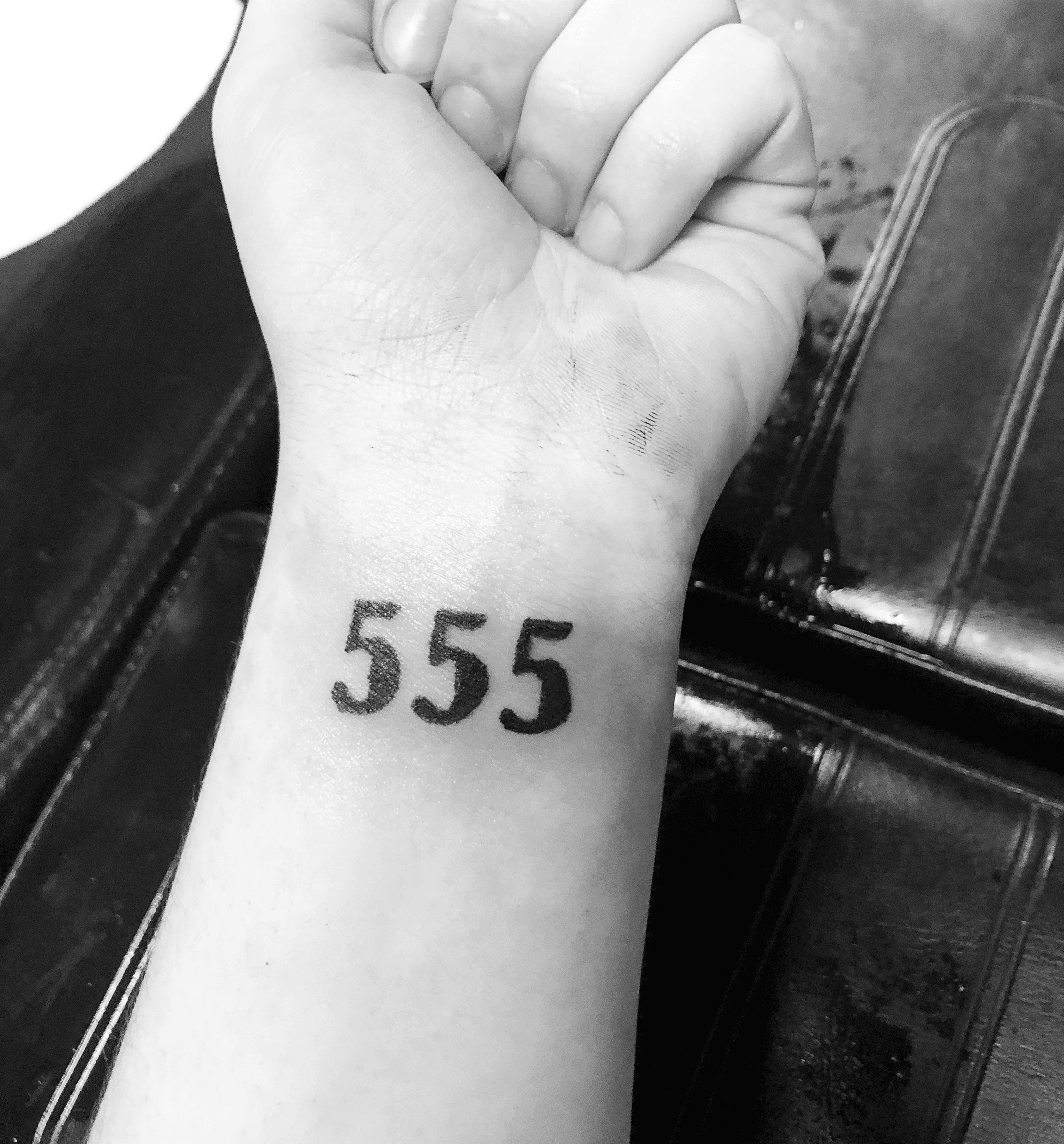 Angel Number 555 Tattoo Meaning Symbolism and Significance  Ministry of  Numerology