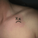 #lilpeep#smile#small#tattoo 