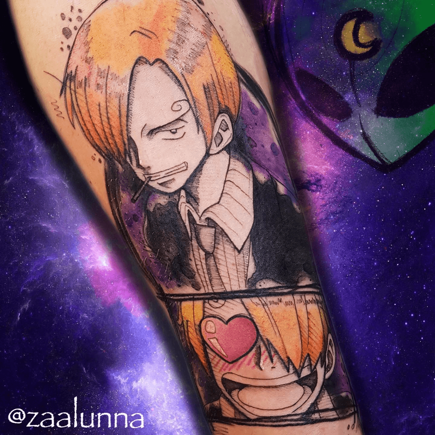 sanji tattoo done by nekottt To submit your work use the tag  animemasterink And dont forget to share our page too sponsoredartist   Instagram