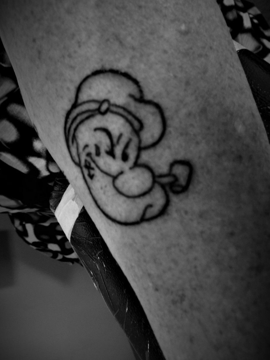 popeye the sailor man tattoo