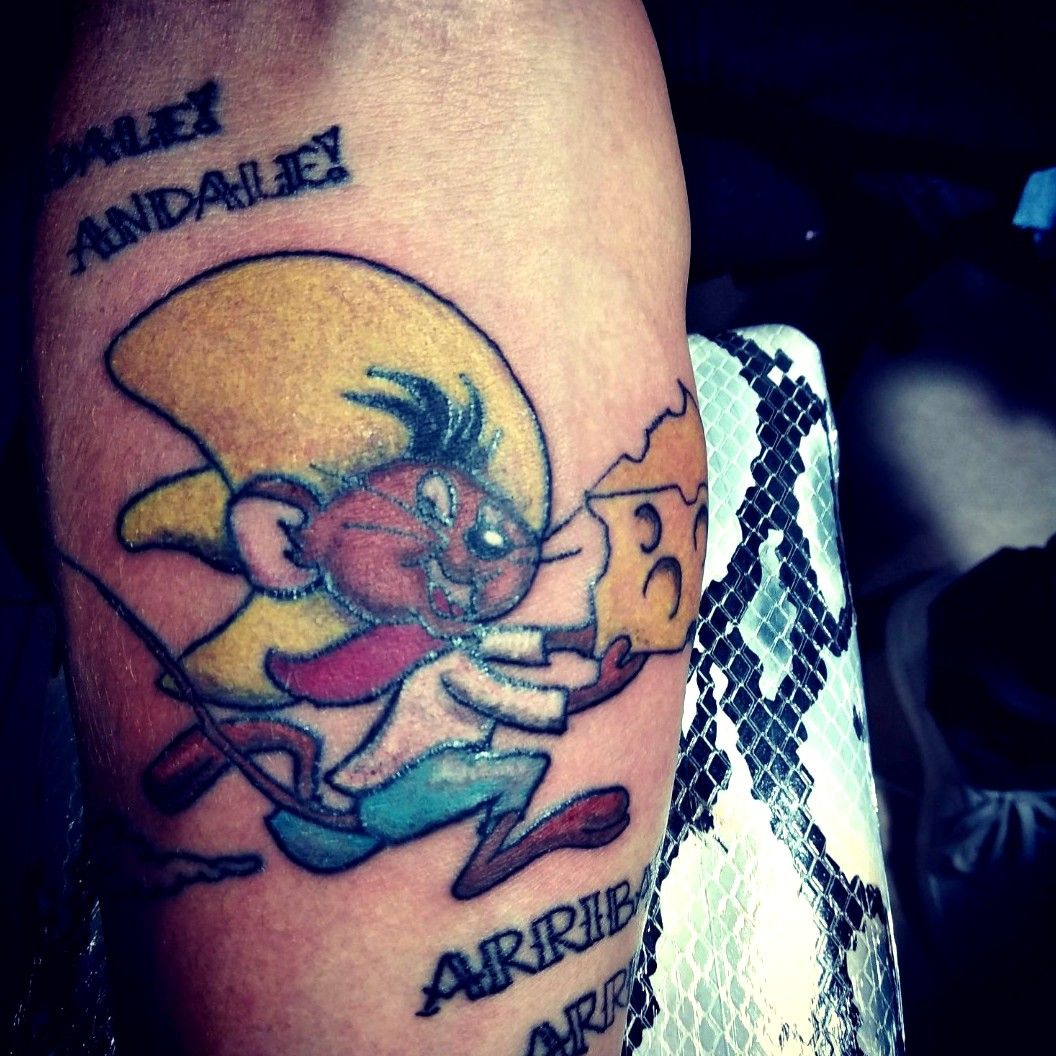 Matt Ortiz on Instagram Arriba arriba Fun speedygonzales tattoo Text  me to book a appointment currently booking the last few spots available in  December