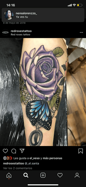 Tattoo by Red roses tattoo
