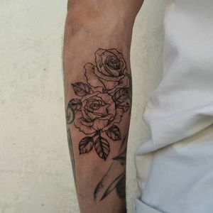 #roses #rose tattoo hand 