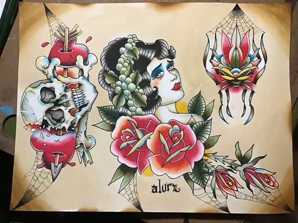 Tattoo from California Rose Tattoo Gallery