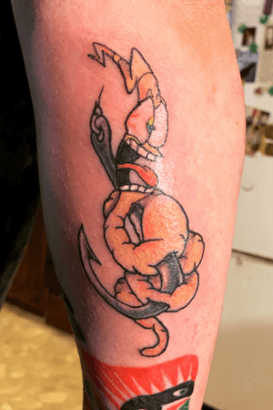 Fishworm Jim! #tattoo #thesphinx #eternalink #saltwatertattoosupply #pyramidartcollective #colorworj #animation #tattoos #tatstat #tats #tattoodo 