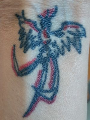 Left wrist. Phoenix always rise up from the ashes. 