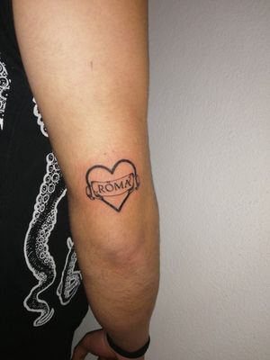 Tattoo by Martina Verdesca #hearttattoo #rome 