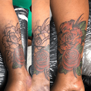Freehand roses! 