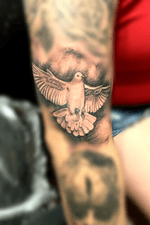 #dove #tattoo #blackandgrey #religious #dovetattoo