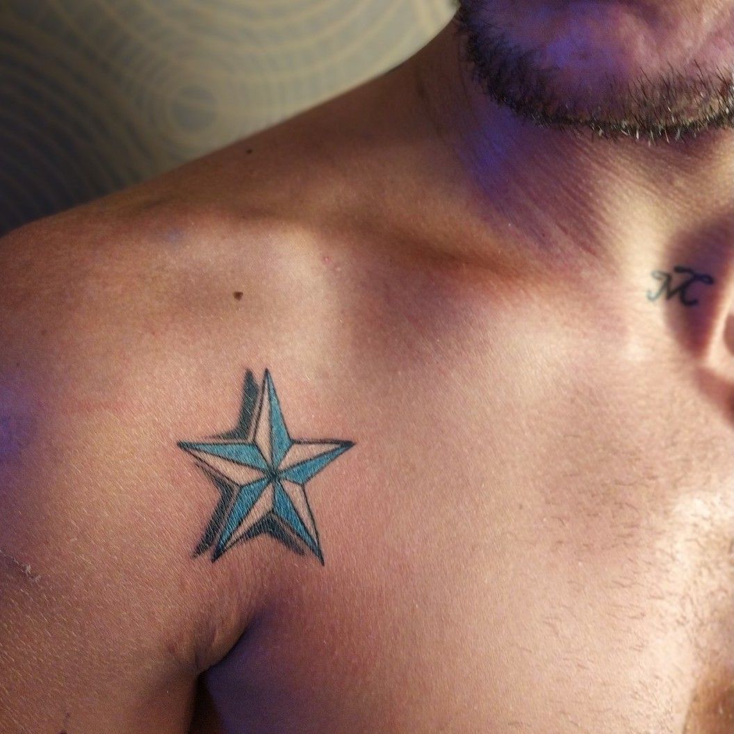 Tattoo uploaded by Alireza Mohammad • Nautical Star • Tattoodo