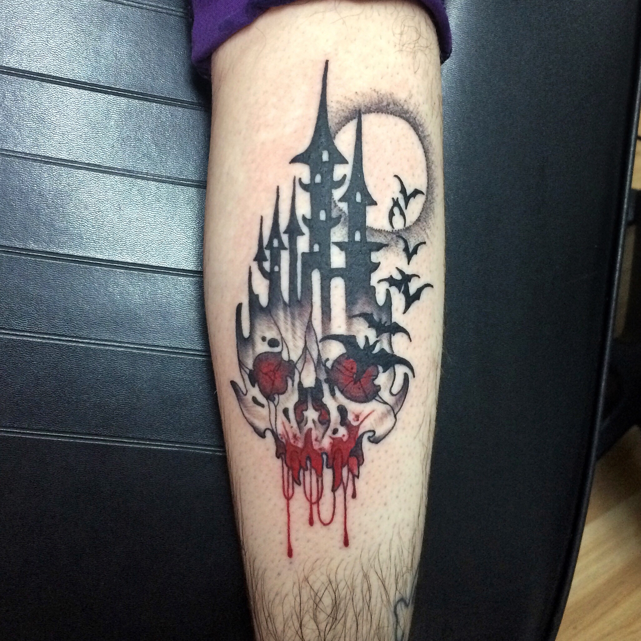 draculas castle from castlevania tattooBúsqueda de TikTok