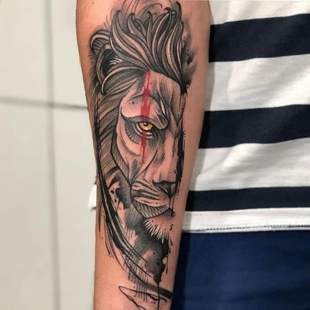 Maximillian Leãos Instagram profile post    coletivoimd  contemporaryart contemporarytattoo blackwork tt  Tattoo artists Lion  tattoo Black tattoos