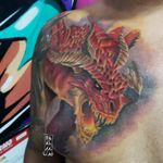 Red dragon tattoo 