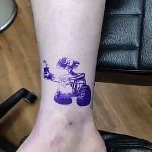 Wall-e tattoo by Mark Strong