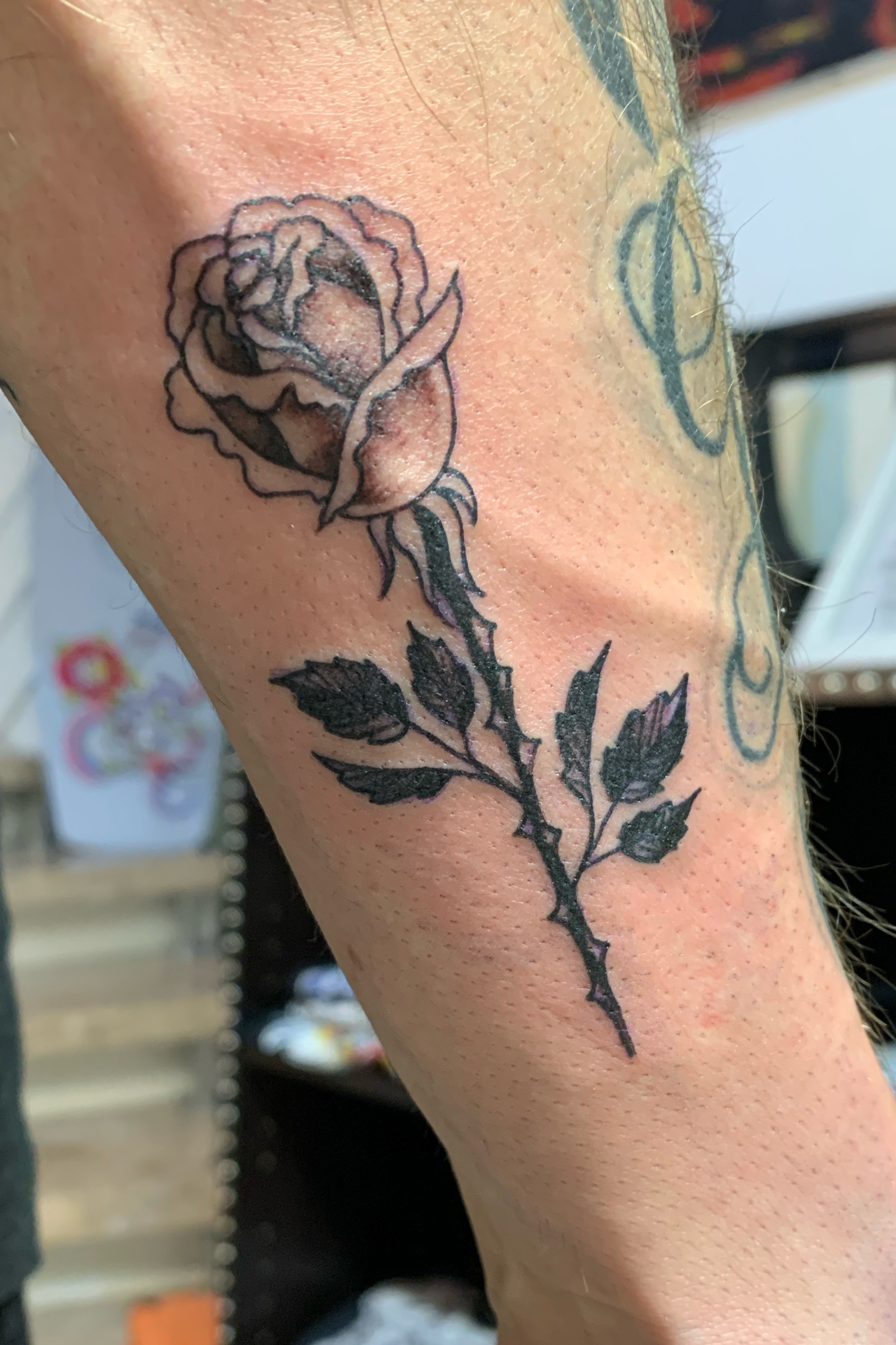 Tattoo uploaded by Bailey Goodwin  Rose with Tupac Poem  Tattoodo