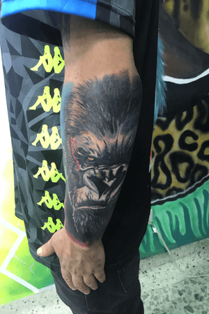 Gorila 🦍 para cobertura #tattoo #ink #colombia #arte #inked #inkedtattoo #coverup #tatuajes 🇨🇴