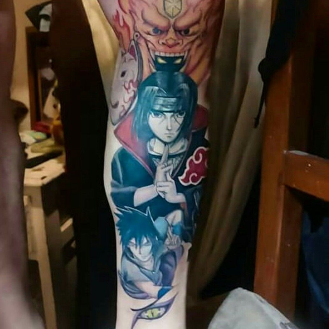 Tatto naruto akatsuki  Naruto tattoo, Sleeve tattoos, Anime tattoos