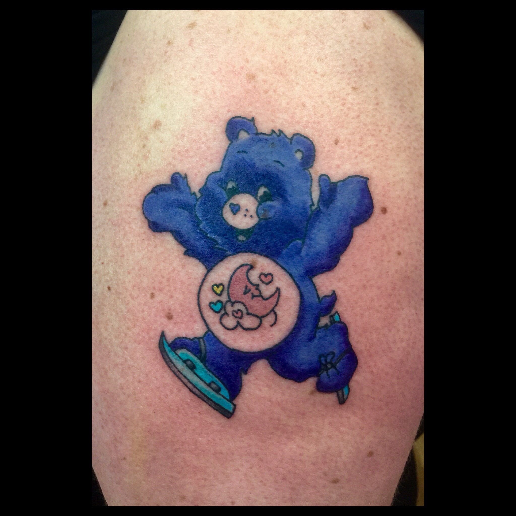 grumpy care bear tattoo