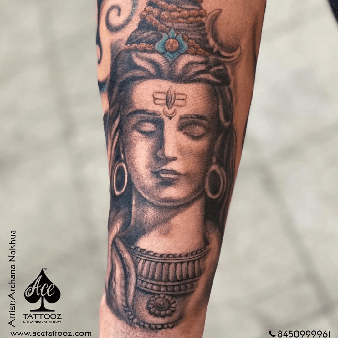 Top 10 Lord Shiva Tattoo Designs  Ace Tattooz