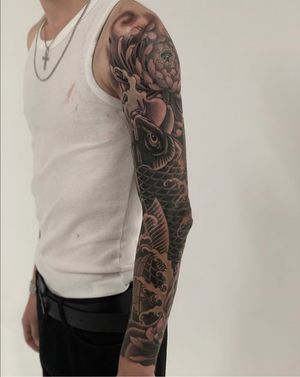Tattoo by Black Cat Tattoo Kingsland