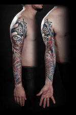 Javier Obregon #bioart #biomech #tattoo #biomechtattoo #javierobregon #tatuaje #tatuajebiomecanico #biomecanico #fx #biomechanical #robot #robottattoo #art #terminator #skull #barcelona 