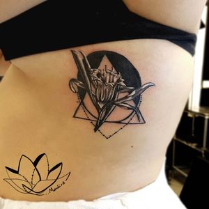 Lilly side torso tattoo