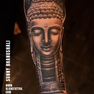 Buddha Tattoo by Sunny Bhanushali at Aliens Tattoo India!