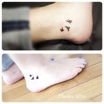 Birds mini tattoo