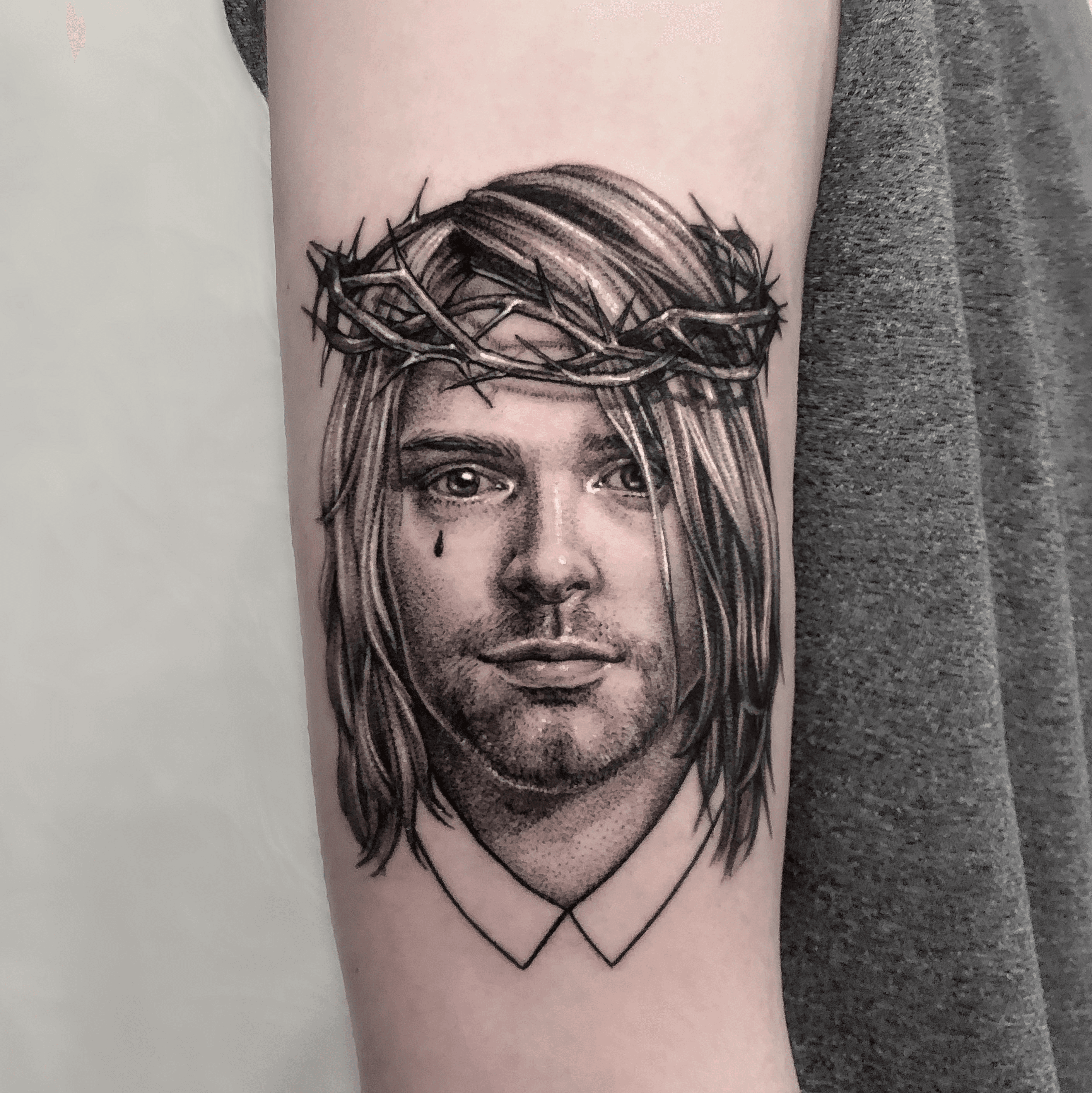 Best 80 Kurt Cobain Tattoos  NSF  Magazine