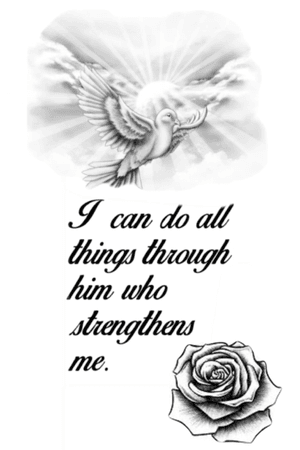 Is someone able to possibly draw me a sketch of this tattoo with the number 4.13 next to where it says ‘me.’ And also put two doves instead of one in the clouds above the text in the common way people have it laid out on tattoos? would really appreciate as I am looking to get this tattoo just want to see how a sketch would look first, if you can please send me a picture!