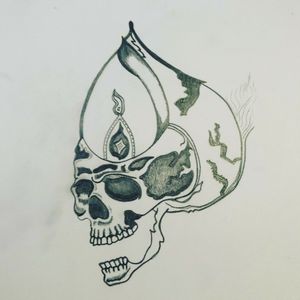 Custom skull dezign by Knucklez!