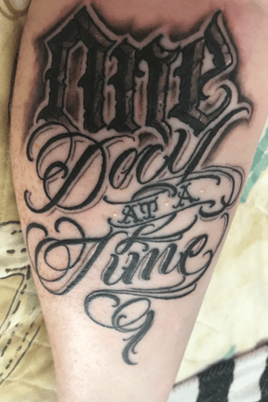 One day at a time - right forearm