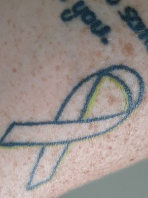 Tattoo to celebrate kicking lymphoma's ass.... 