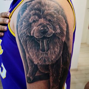 Dog Portrait Tattoo 