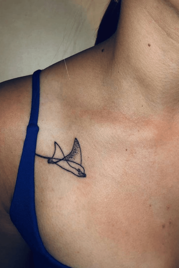 Stingray tattoo