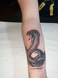 Cobra Forearm Tattoo Bronctattooaus Cobra Forearm Tattoo Bronctattooaus