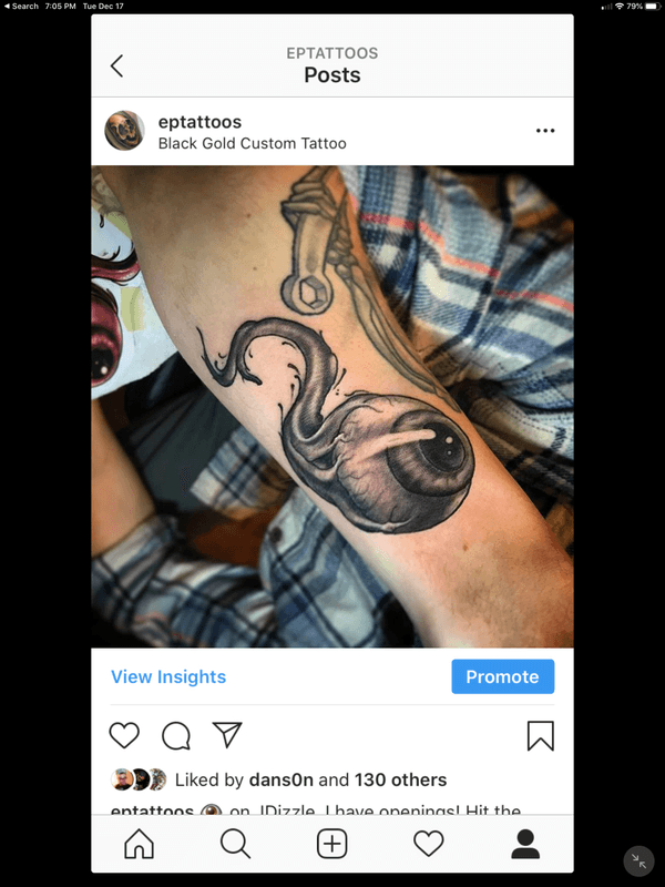 Tattoo from Evan Perrine