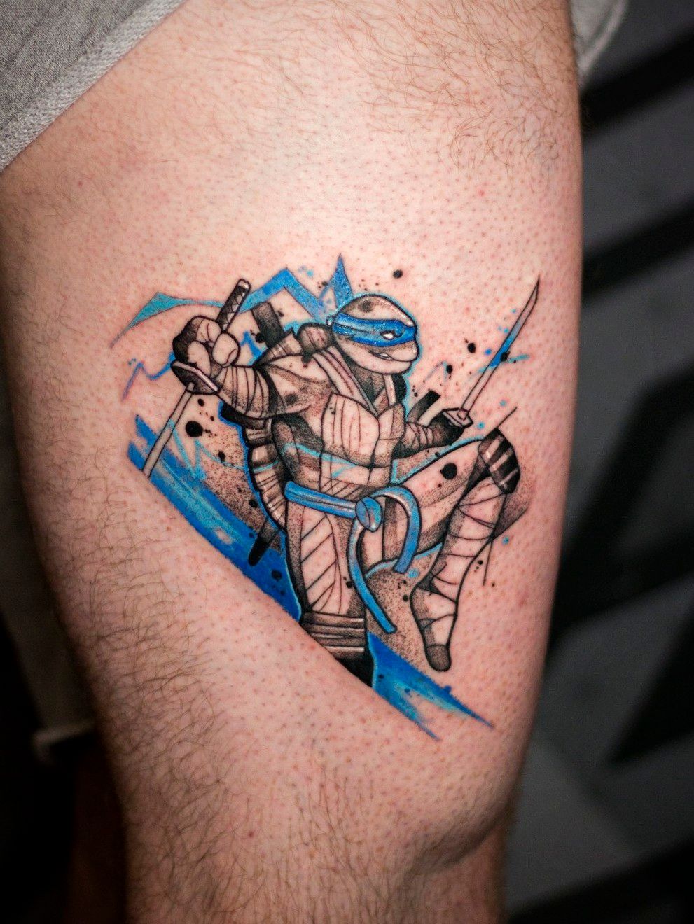 Pin by Isaac Mora on 80s  Ninja turtle tattoos Cute tattoos Cartoon  tattoos
