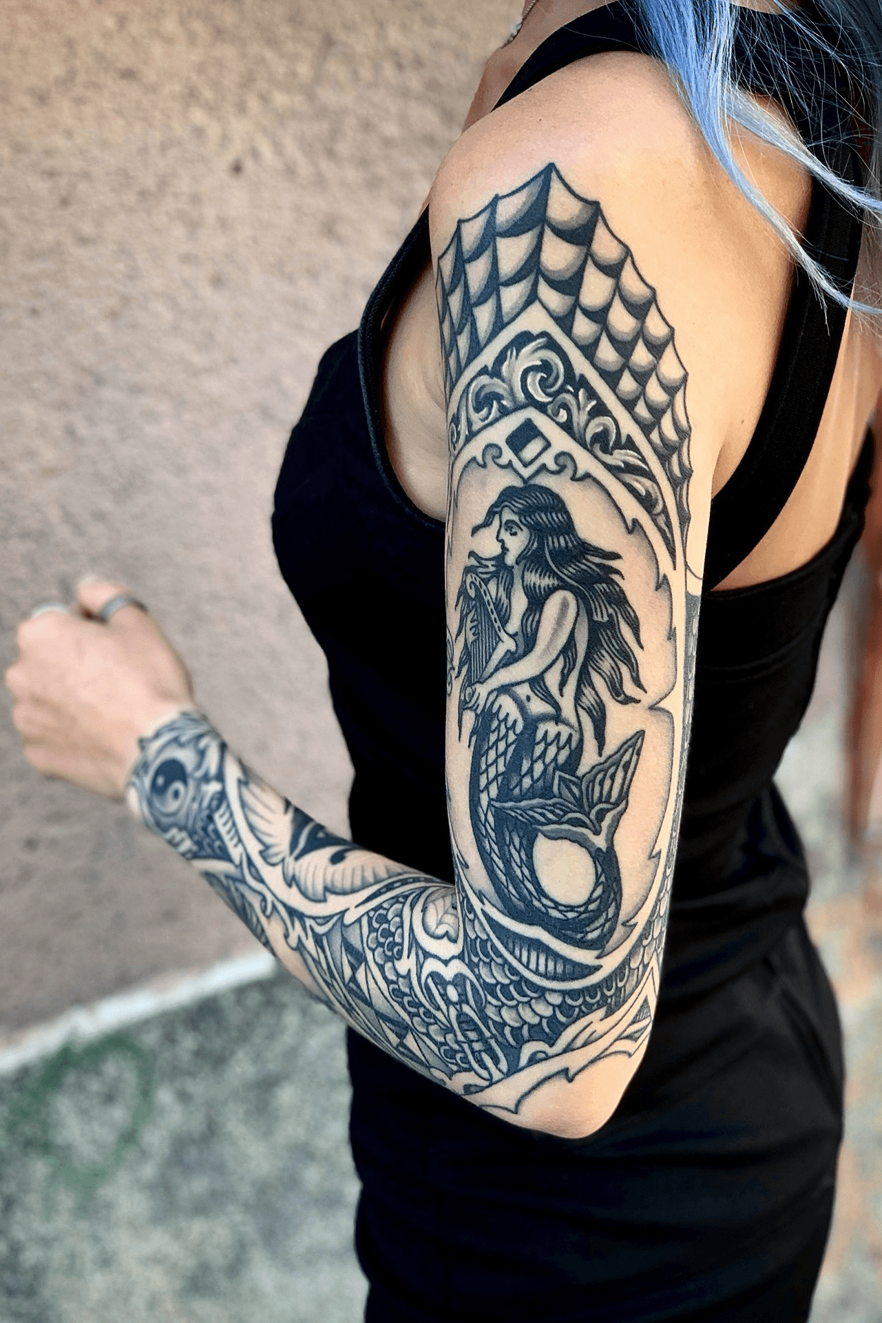 Tattoo uploaded by Kosenkovtattooer  Fully healed sleeve  Tattoodo