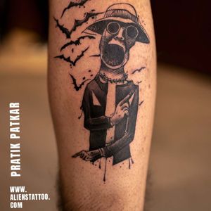 Custom Tattoo by Pratik Patkar at Aliens Tattoo India!