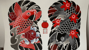 Koi Halfsleeve design #koi #koifish #koifishtattoo #irezumi #japanesetattoo #japanesesleevetattoo #jarradchivers