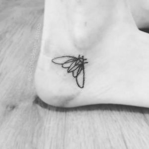 Small cicade tattoo