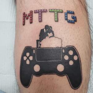 Married To The Games, Game Controller, Leg Piece On Back Of Leg